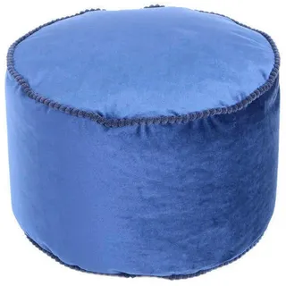 Kayoom Pouf , Blau , Textil , Füllung: recyceltes Polystyrol (Eps) , 47x32x47 cm , Reißverschluss , Wohnzimmer, Sessel, Hocker & Hockerbänke, Poufs