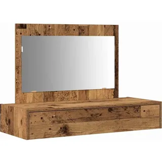 vidaXL Schminktisch mit Speicher Braun 100 x 40 x 70 cm Holzwerkstoff - Braun