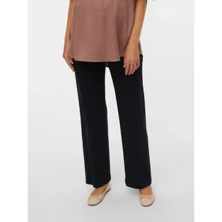 Umstandshose MAMALICIOUS "MLEMILY JRS HW RELAXED LEGGINGS NOOS", Damen, Gr. S (36), N-Gr, schwarz, Jersey, Obermaterial: 95% Baumwolle, 5% Elasthan, unifarben, Hosen Umstandshose, aus Baumwollmischung mit Elasthan, elastische Passform, unifarben