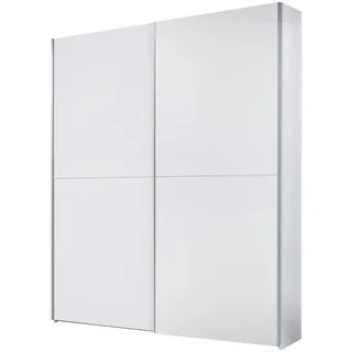 SchlafKONTOR Schwebetürenschrank 170 x 195 x 59 cm Weiß