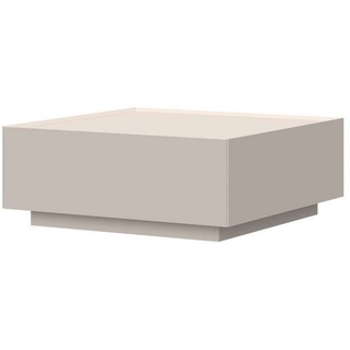 PLACES OF STYLE Couchtisch »Sky45«, Mit Rollen, lackiert mit wasserbasiertem UV-Lack, beige