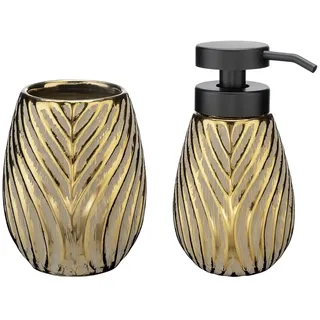 Wenko Bad-Accessoire Set Idro Gold, 2-tlg.