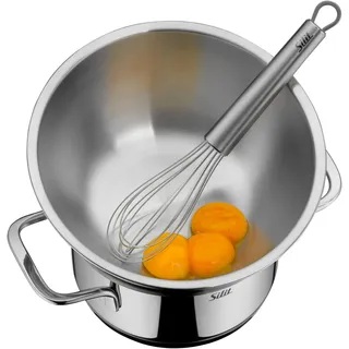 Silit 21.4230.4548, Set, Edelstahl, 1,2 l, 2,7 l, 16 cm, 20 cm - Silber