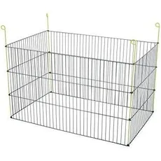 Zolux Metal, rectangular, gray rodent enclosure 101x60x61, Gehege