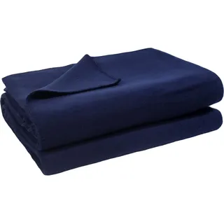 Zoeppritz Kuscheldecke 110 x 160 cm Schwarz/Blau