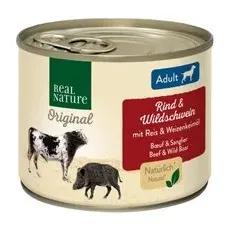 REAL NATURE Adult Rind & Wildschwein 12x200 g