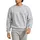 Herren Fleece Pullover Baumwollmix Rundhals Langarm Workwear Leicht Warm für Freizeit Arbeit Alltag Winter Hellgrau 3XL
