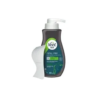 Veet Total Pro Men Enthaarungscreme 400,0 ml