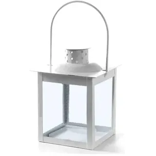 Weiße Laterne ACA 12 x 12 x 15 cm 732829