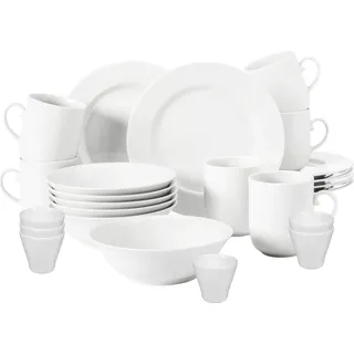 Seltmann Weiden Rondo/Liane Weiß Frühstücks-Set 24-teilig - Weiß