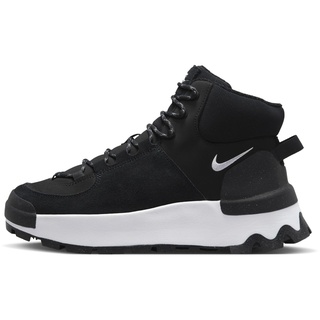 Nike Damen Classic City Boot Sneaker, Black/White-Black, 38.5 EU