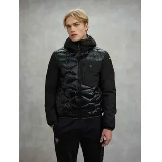 Blauer für Herren. 25WBLUC08078 Albert Jacke schwarz (L), Lässig, Polyester