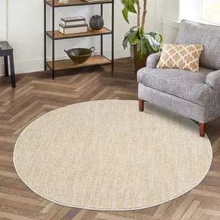 Carpet City »CLASICO 0052« rund 11 mm Höhe Kurzflor, Hochtief-Muster, Boho, Wohnzimmer,
