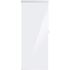Bild Duschrollo, 80x240 cm, Seilzugrollo für Dusche & Badewanne, wasserabweisend, Decke Spritzschutz, durchsichtig