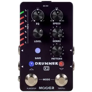 Mooer Drummer X2 - Stereo Drum Machine Pedal