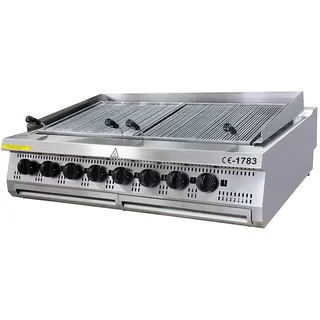 Maxima Gastro Premium Holzkohlengrill - 8 Zonen - Dreifache Einheit - 90 cm Tief - Gas