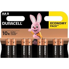 Duracell 10PP010028 household battery Single-use AA - Batterie (8 Stk., AA), Batterien + Akkus