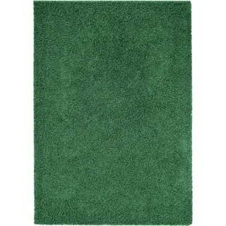 benuta Hochflorteppich Swirls Grün 133x190 cm , Textil , Beton Optik , Rechteckig , 133x190 cm , wasserabweisend , Teppiche und Böden, Teppiche, Hochflorteppiche & Shaggys