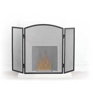 Relaxdays Kaminschutzgitter 62 x 96 cm Schwarz