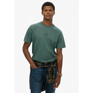 Superdry Micro Logo Kurzarm-t-shirt - stormy Green - 3XL,