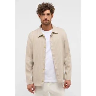 Eterna Langarmhemd »MODERN FIT« EASY IRON (bügelleicht), beige