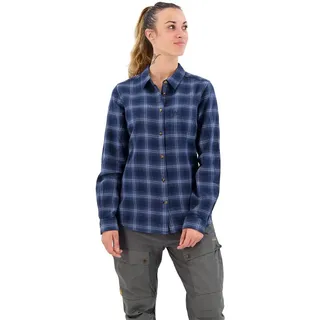 Fjällräven Damen Övik Flannel Bluse (Größe XL, blau)