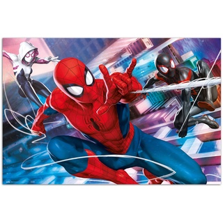 Grupo Erik Marvel Poster - Marvel Spiderman Peter, Miles & Gwen Poster - Kunstdruck - Deko Wohnzimmer oder Deko Schlafzimmer - Größe : 61 x 91, 5 cm - Marvel Fanartikel - Offizielle Lizenz