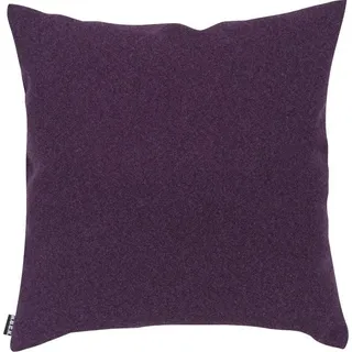 Dekokissen H.O.C.K. "Livigno", lila (lila, unifarben), B:60cm H:10cm L:60cm, Baumwolle, Dekokissen_Sitzkissen_Kissenhüllen, Dekokissen, mit Wollhaptik, Kissenhülle mit Füllung, 1 Stück