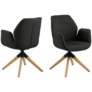 Actona Esszimmerstuhl Alma Polyester grau