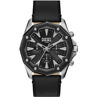 Diesel Stinger Herren 46MM Silberfarbene Edelstahl Uhr, DZ4710