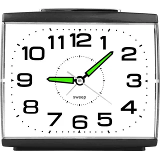 Ayybboo Wecker Analog Ohne Ticken,Seniorenwecker mit Schlummerfunktion,Nachtlicht,Lauter Alarm,Großes Zifferblatt Quarzwecker,Wecker Schlafzimmer