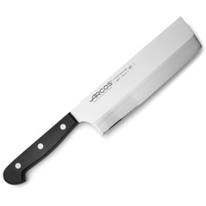 Bild Universal Usuba oder Asiatisches Messer mit 175mm zum Schneiden von Gemüse, Japanisches Messer aus rostfreiem Stahl für die Küche, Farbe Schwarz