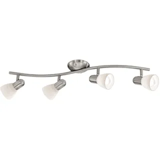 EGLO Dakar 4-flg. 60 cm Nickel matt/Weiß