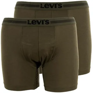 levi ́s underwear Tencel Boxershorts Khaki / Grün L 2er Pack