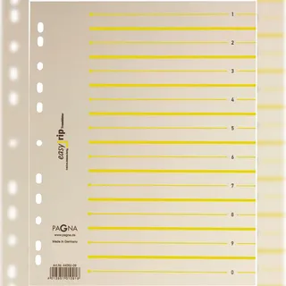 Pagna Pagna, Trennblätter Easy Rip 1-0 beige, 100 St.