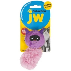 JW Cataction Catnip Racoon Purple/Pink
