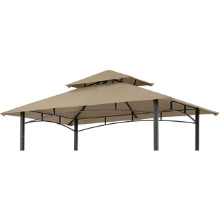 ABCCANOPY Ersatzdach, nur passend für Pavillon-Modell L-GZ238PST-11 (Beige)