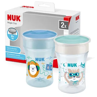 NUK Trinklernbecher 230 ml Blau 2 St.