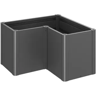 Belvedere Midi L100 102 x 102 x 61 cm dunkelgrau-metallic