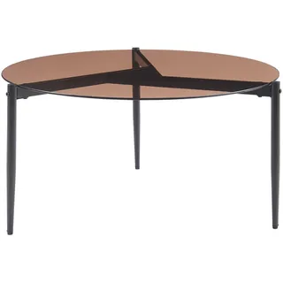 [en.casa] Ulökantaa Braun Metall Rund 80 x 40 cm