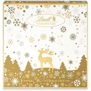 Lindt Schokolade | Goldstücke Adventskalender 2026, 156g, Geschenk, Advent