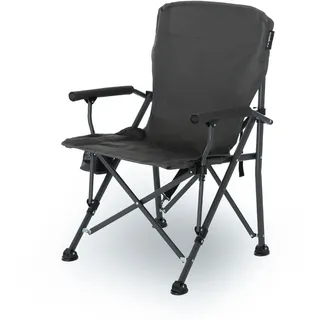 qeedo Johnny XL Campingstuhl faltbar (bis 150 kg), Klappstuhl mit einem Mesh-Getränkehalter