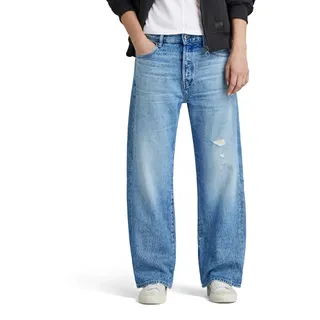 G-Star Bowey 3d Boyfriend Ankle Jeans Sun Faded Ripped Blue Donau 26 32