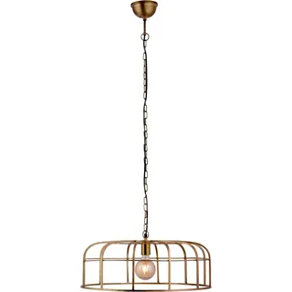 Just Light. Pendelleuchte Amir Messing matt Ø 58 cm