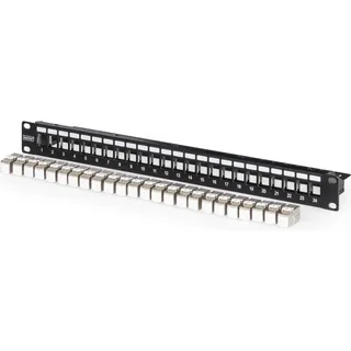 Digitus Modulares Patch Panel, 24-Port bestückt mit 24x DN-93615