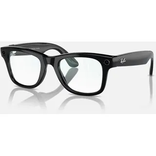 Ray-Ban Polarisierte Meta Wayfarer-Sonnenbrille, Schwarz One Size - Schwarz