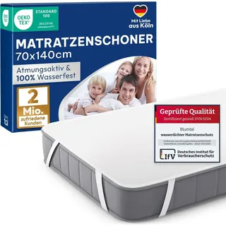 Blumtal Matratzenschoner wasserdicht 70 x 140 cm Weiß
