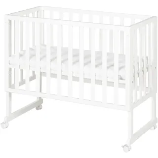 roba Beistellbett 3in1 Weiß 45 x 90 cm