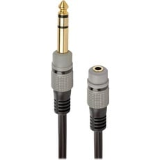Gembird CableXpert 6,35 mm bis 3,5 mm Audioadapterstecker A-63M35F-0.2M (0.20 m), Audio Kabel