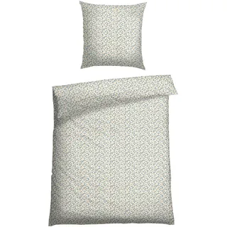 SCHIESSER Ditsy Millefleur Beige 135 x 200 cm + 80 x 80 cm
